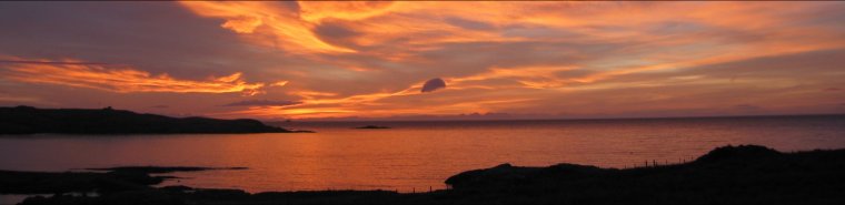 Sunrise over Brievig Bay, April 2007
